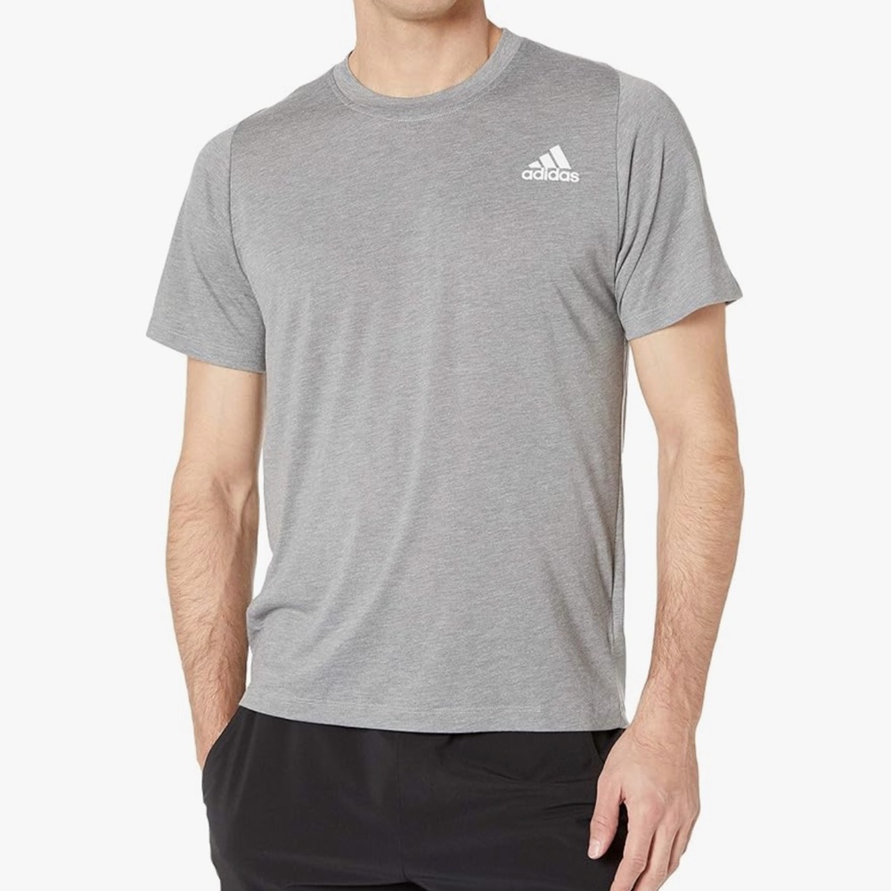 Adidas Men's  Golf Heather Gray Tee‎